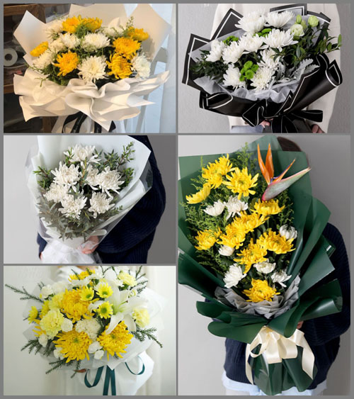 广东湛江市廉江市营仔镇大山村白事花束代送